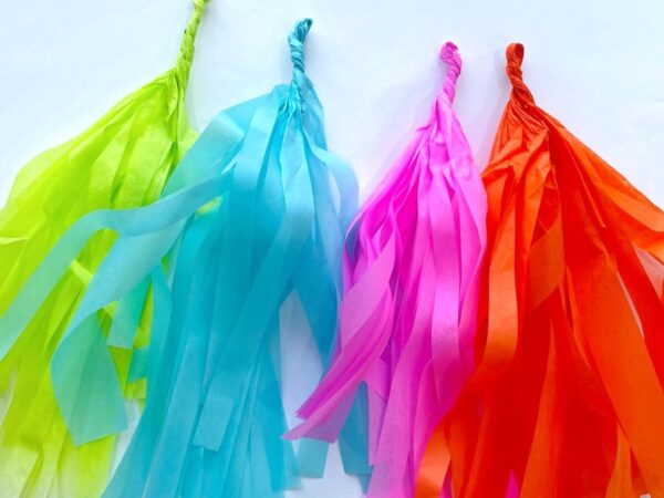 Tassles de colores